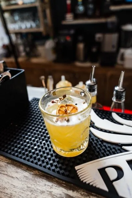 A yuzu ti-punch at Amigo Bar & Bistro, Cap Malheureux
