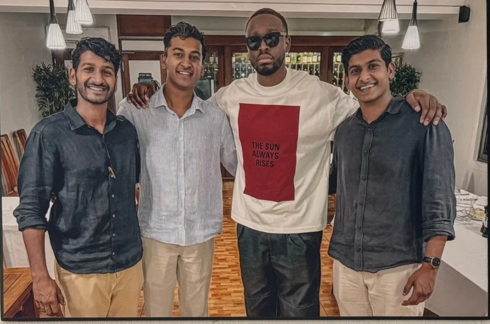 Dadju with the Amigo Brothers